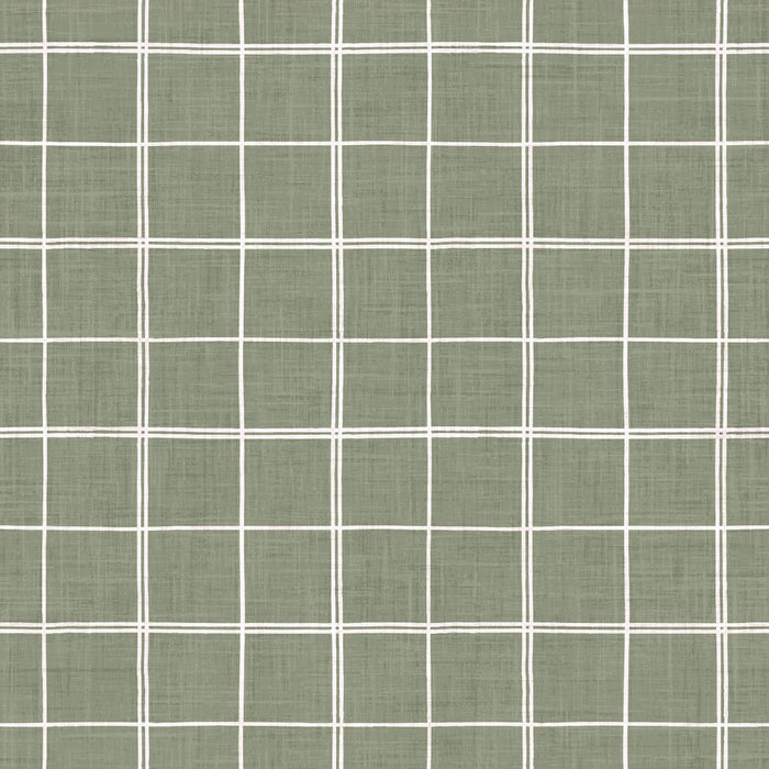 Holy Night Plaid Window Pane Green