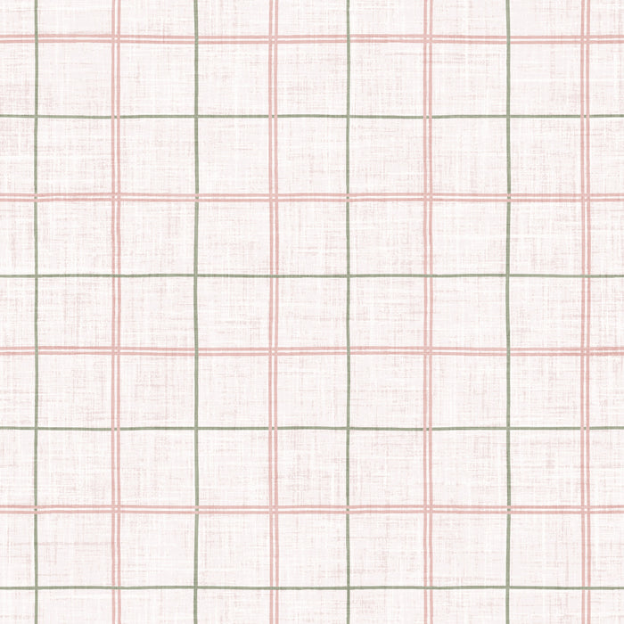 Holy Night Plaid Window Pane Pink