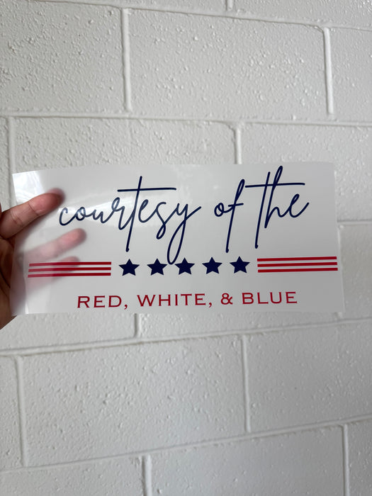 Courtesy of the red, white, & blue- DTF Deal