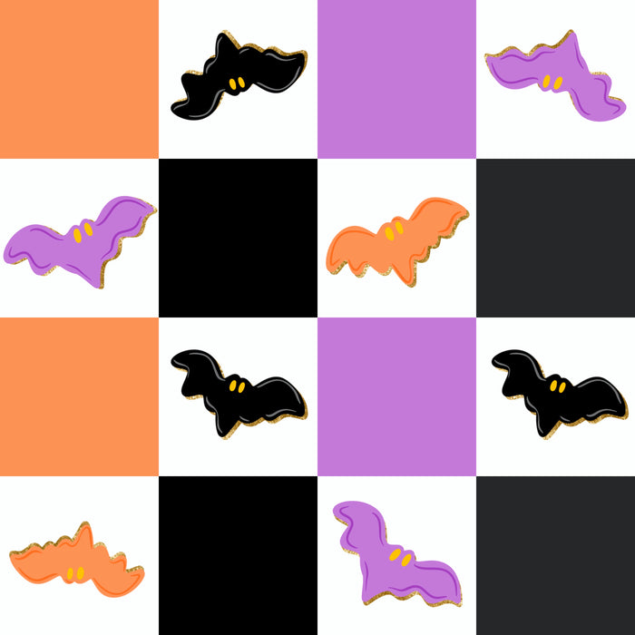 Halloween Checks with Bats