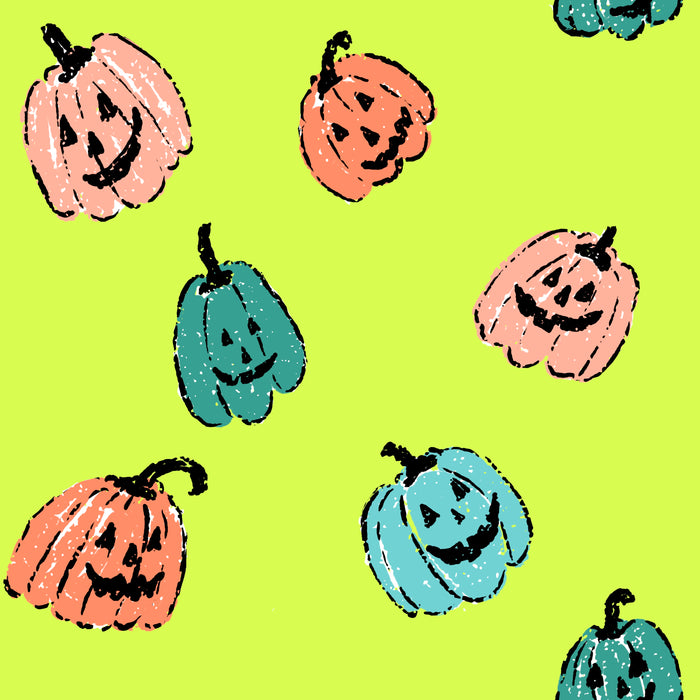 Jolly jackolanterns bright yellowgreen