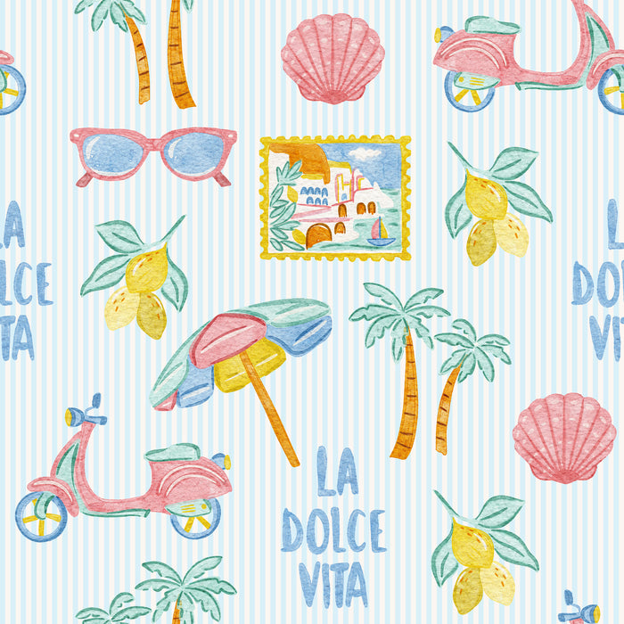 La Dolce Vita Light Blue Stripe