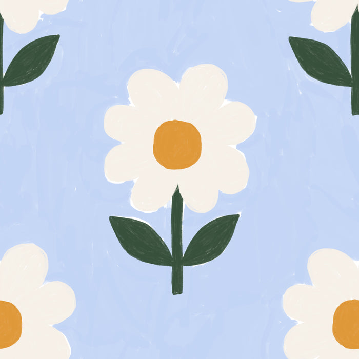 Light Periwinkle Floral