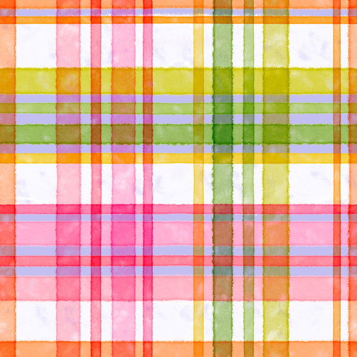 Lily plaid purple sky