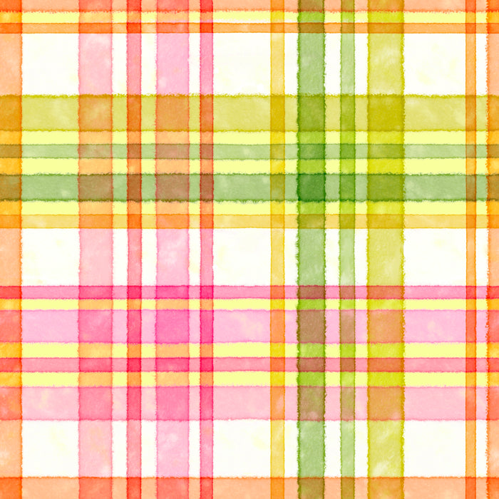 Lily plaid sunshine yellow