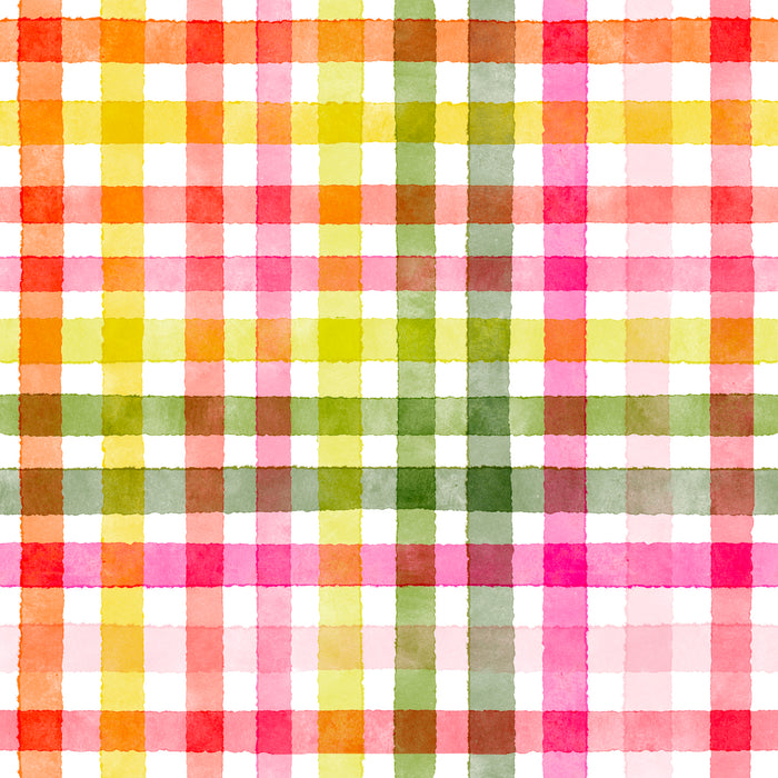 Lily summer plaid white