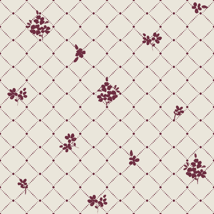 Burgundy Flowers 02