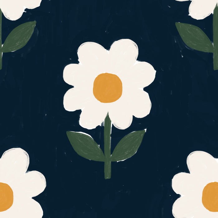 Midnight Blue Floral