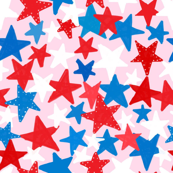 Red White And Blue Stars