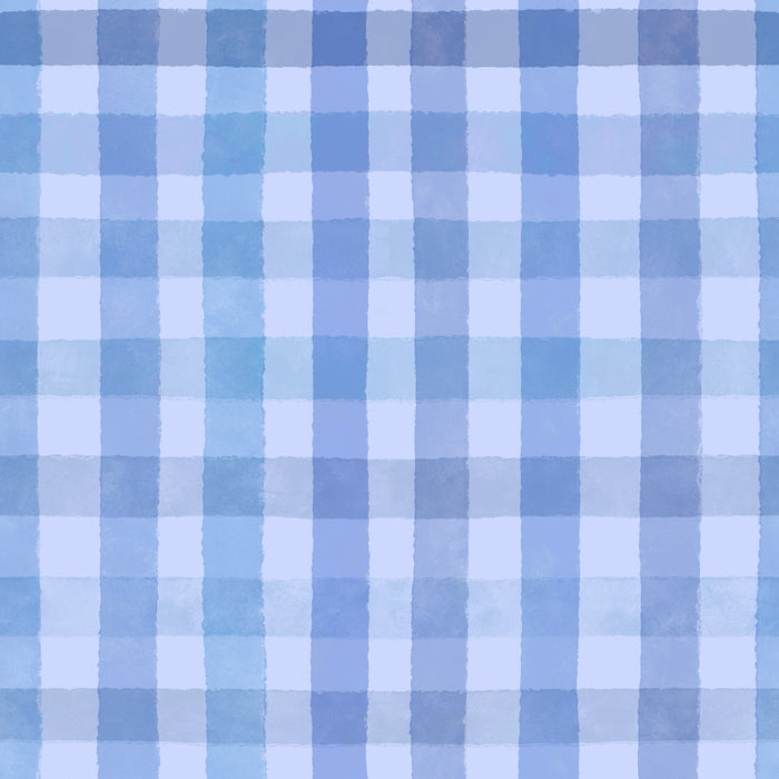 Pansy gingham