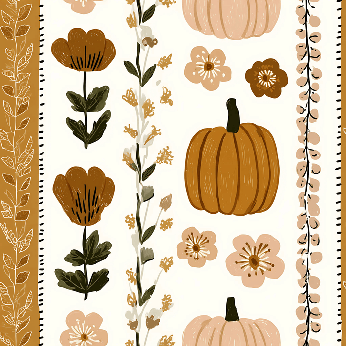 Pumpkin Floral