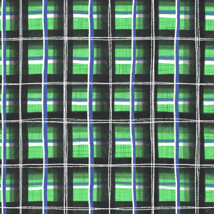Pumpkin patch plaid ghoulish green