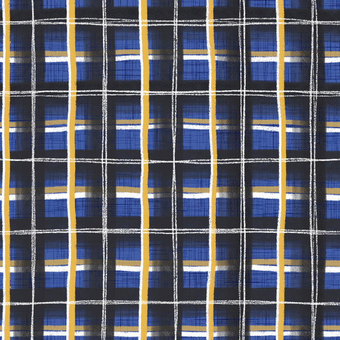 Pumpkin Patch plaid twilight sky golden