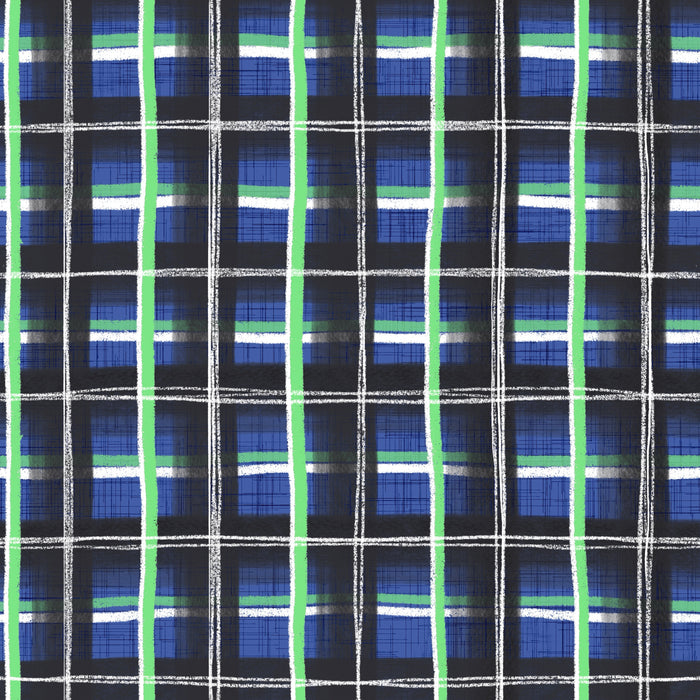 Pumpkin patch plaid - twilight sky