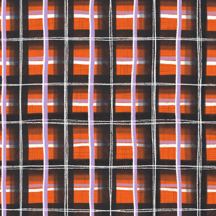 Pumpkin patch plaid jackolantern