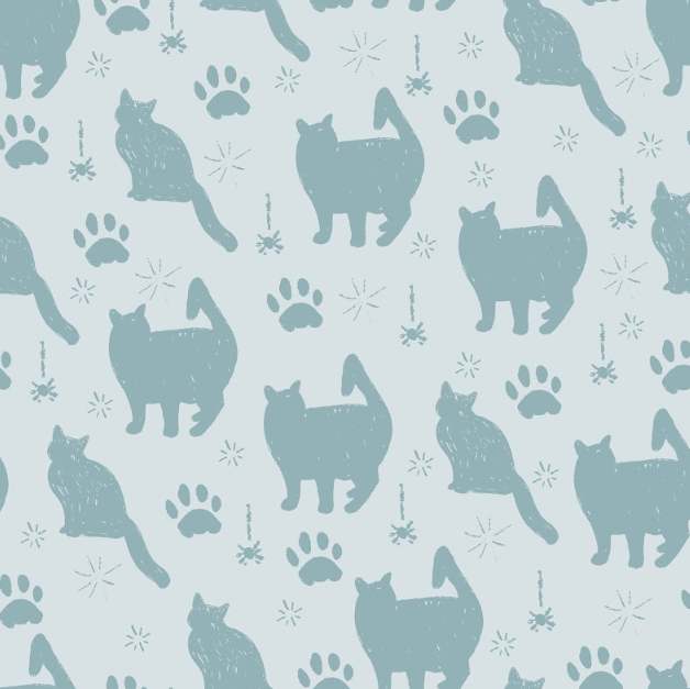 WHW Cats Teal