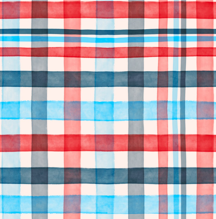 Patriot plaid light tan