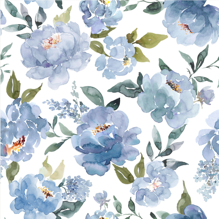 Carolina Blue Peony Florals
