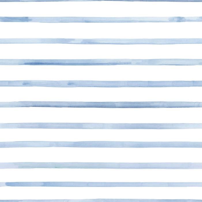 Carolina Blue Watercolor Stripes