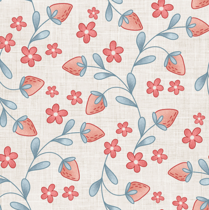 Yankee Doodle Strawberries White