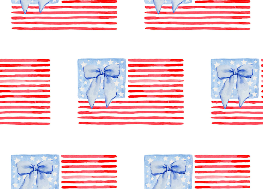 Star Spangled Bows - American Flag
