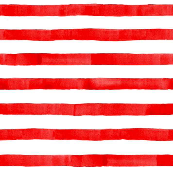 Red Watercolor Stripes