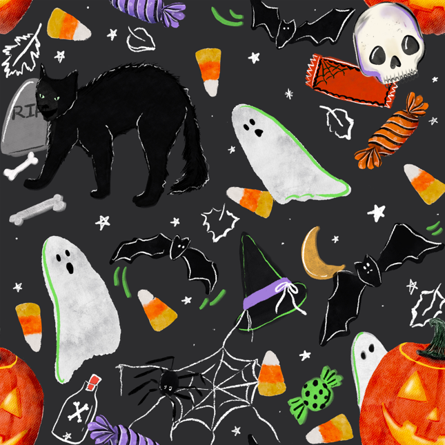 All things Halloween - midnight porch