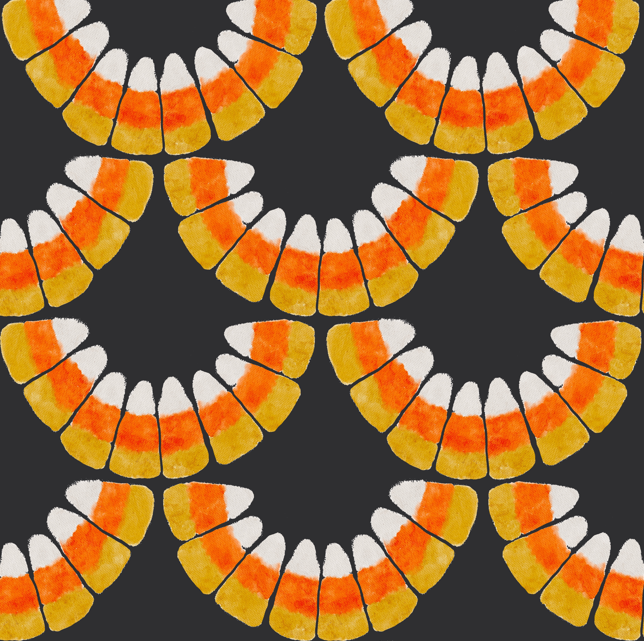 Candy corn scallop - midnight porch