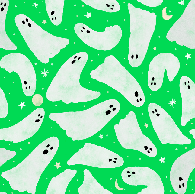 Ghostly breeze - ghoulish green