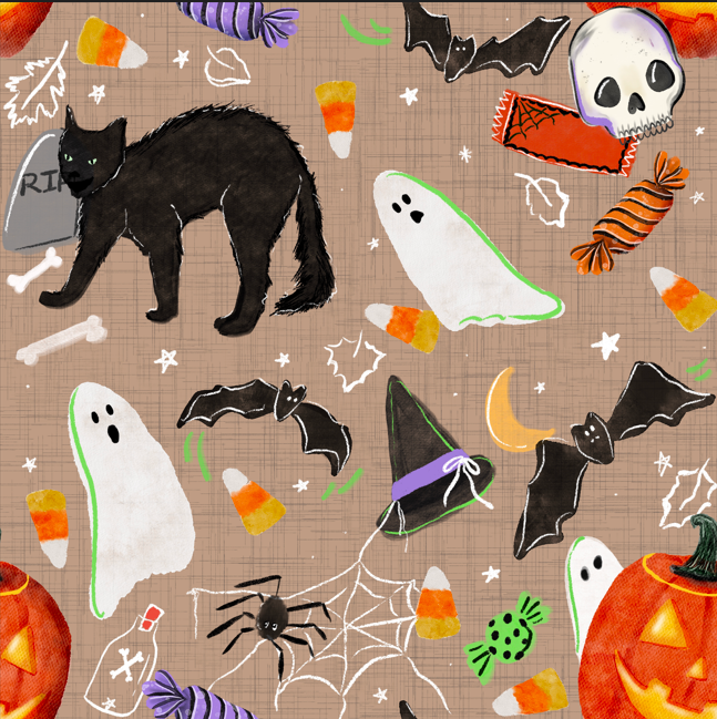 All things Halloween - harvest paper