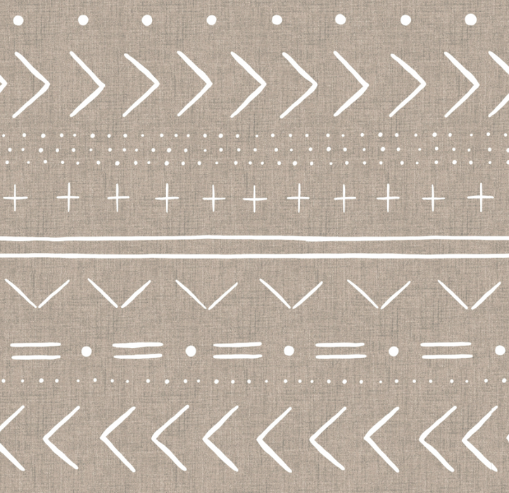 Oatmeal Greige Mud Cloth