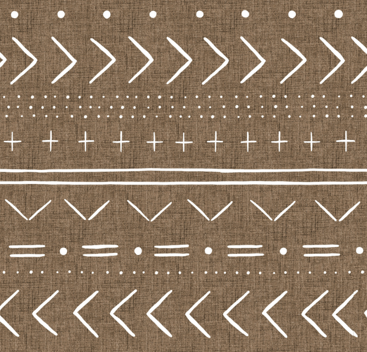 Espresso Brown Mud Cloth