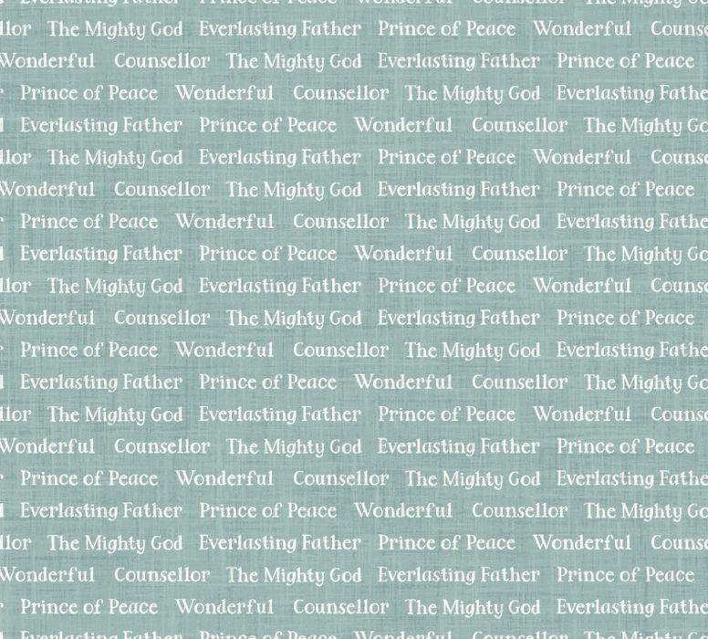 Holy Night Names of Christ Blue