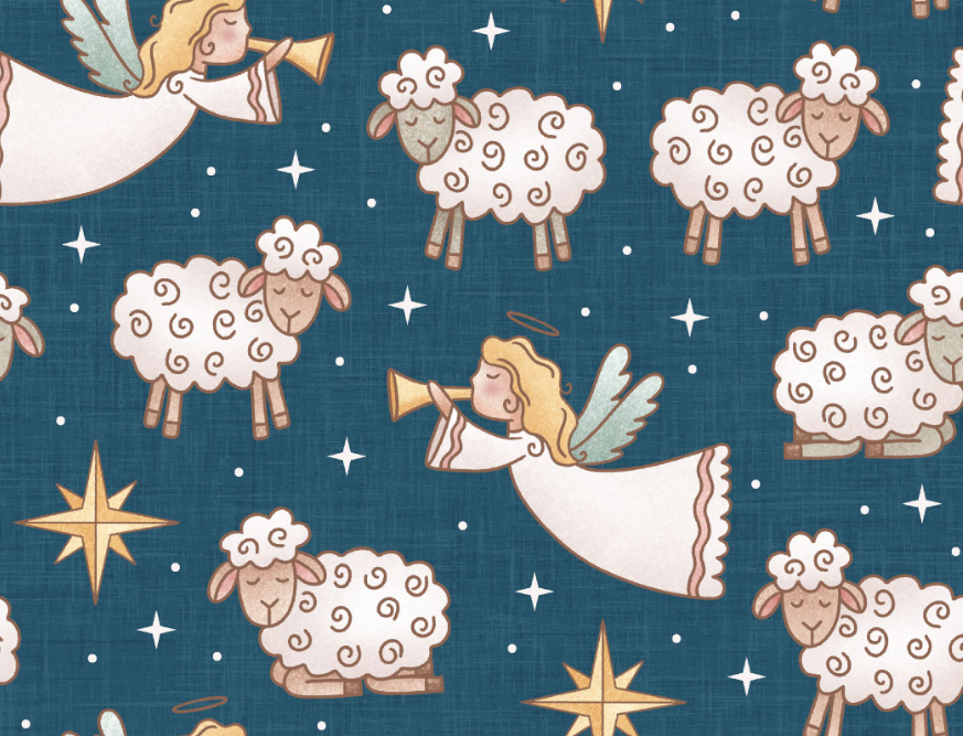 Holy Night Angels Navy