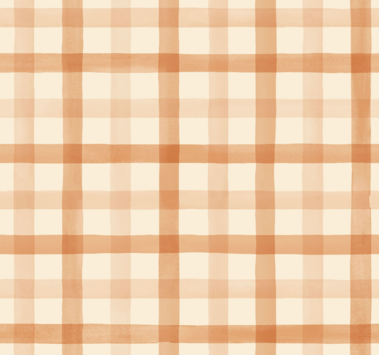 Whiskey and Wheat Fall Watercolor Plaid