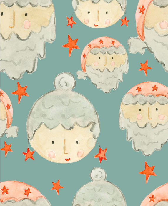 tinselsantamanywintergreen