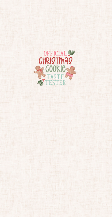 Christmas Cookie Panel- Taste Tester