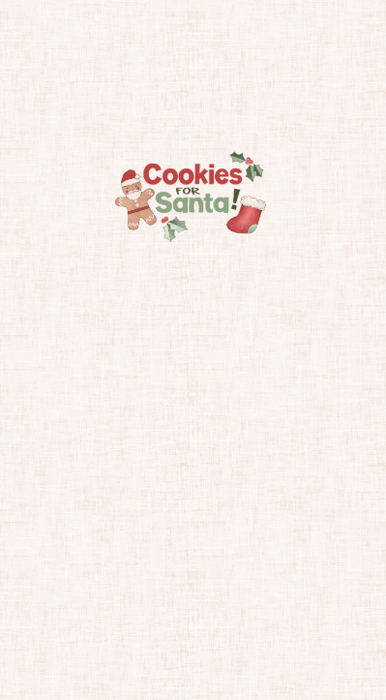 Christmas Cookie Panel- Cookies for Santa