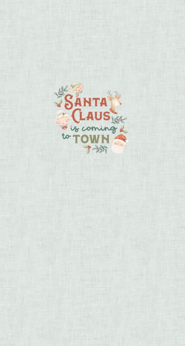 Dear Santa Panel- Santa Claus is Coming to Town