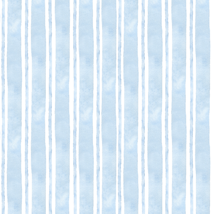 Blue Watercolor Stripes