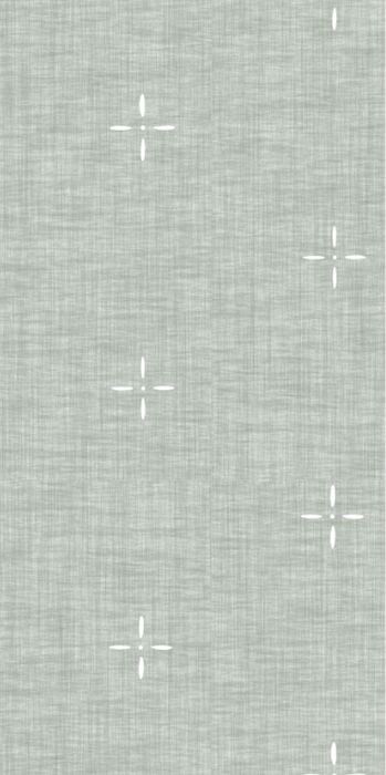 Soft Cross Dot in Sage Linen