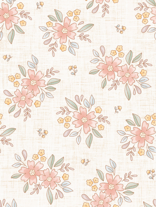 Farmyard Floral White