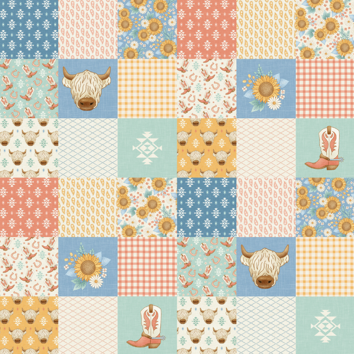 Highland Summer Cheater Quilt