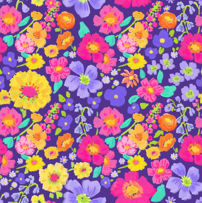 Gummy garden purple