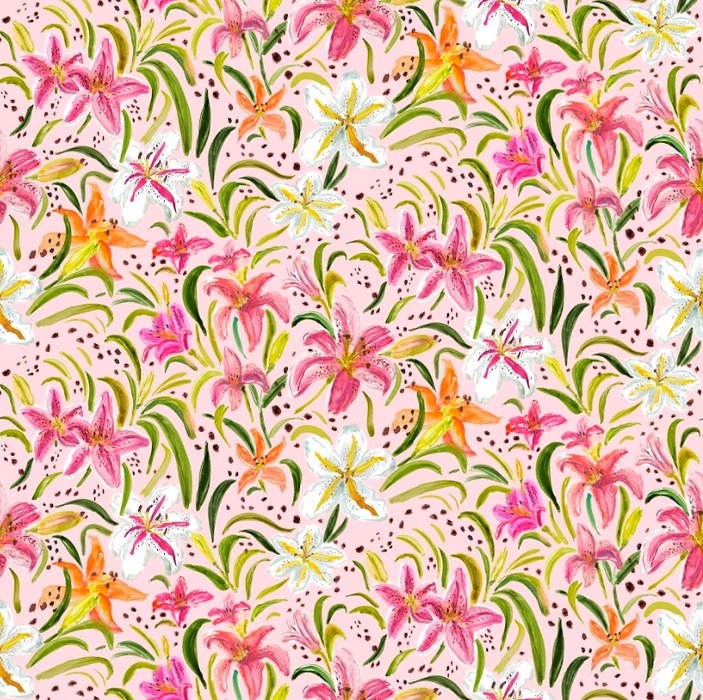 Freckled daylily pink sand