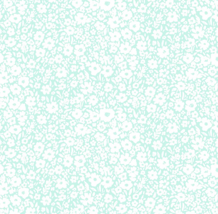 Sunlit ditsy daydream aqua