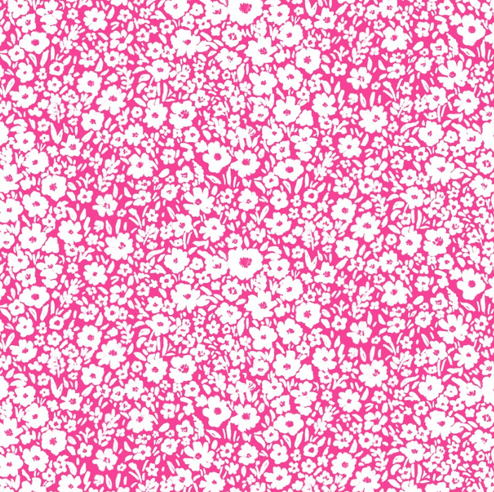Sunlit ditsy raspberry