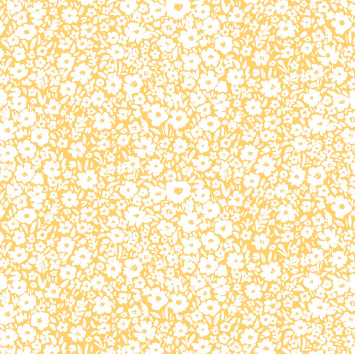 Sunlit ditsy daylight yellow