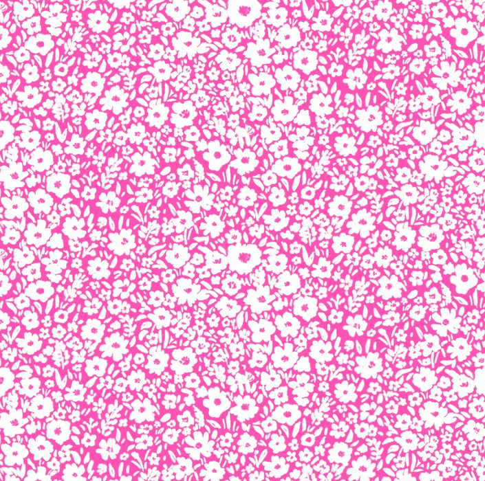 Sunlit ditsy dark pink