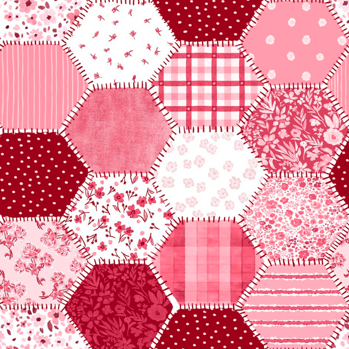 Red mixed floral no flags